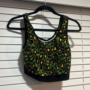 Tomboy Cheetah Print Sports Bra - 2xl
